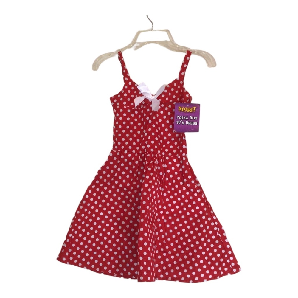 Polka Dot Dress Small Spirit Halloween NWT